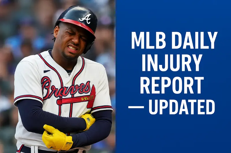 mlb daily injury report — updated