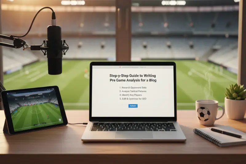Step-by-Step guide to writing pre game analysis for a blog