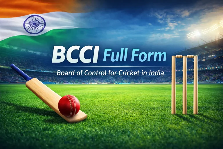 BCCI Full Form – Board of Control for Cricket in India Explained bcci full form