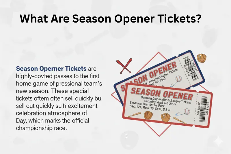 what are season opener tickets
