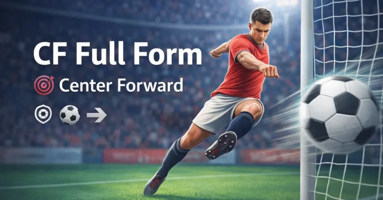 CF Full Form – Centre Forward Explained in Football cf full form
