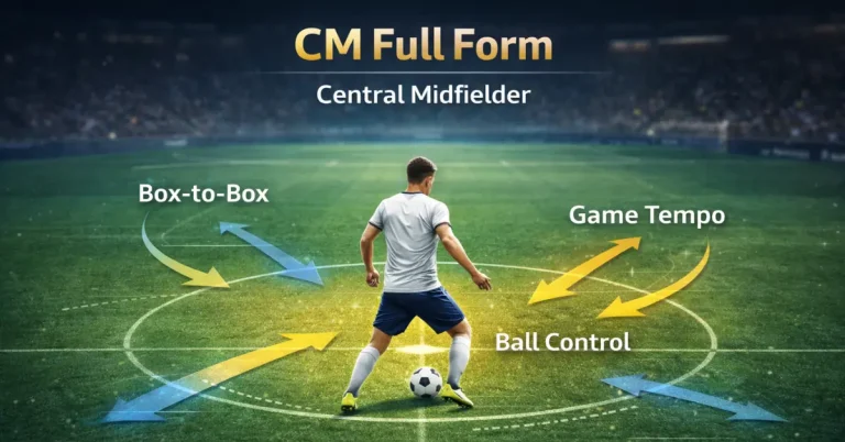 CM Full Form – Central Midfielder Role in Football cm full form