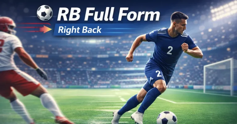 RB Full Form in Football – Meaning, Role & Position Explained rb full form