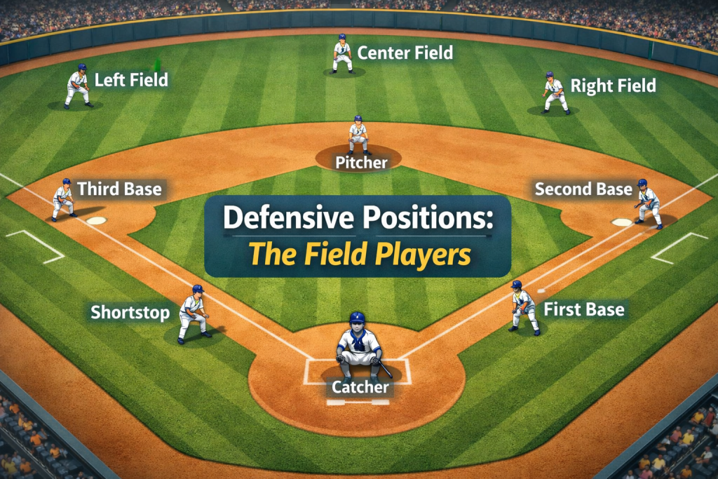 defensive positions the field players