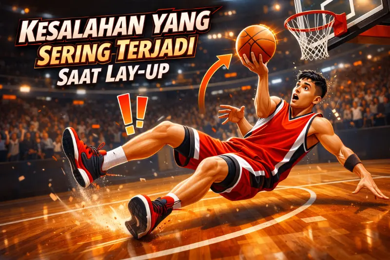kesalahan yang sering terjadi saat lay up
