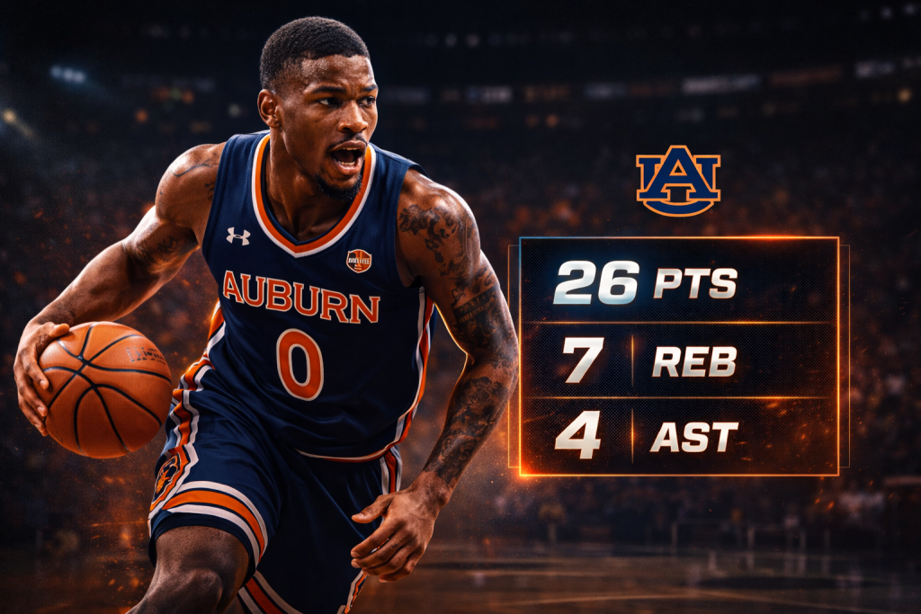 auburn tigers player stats
