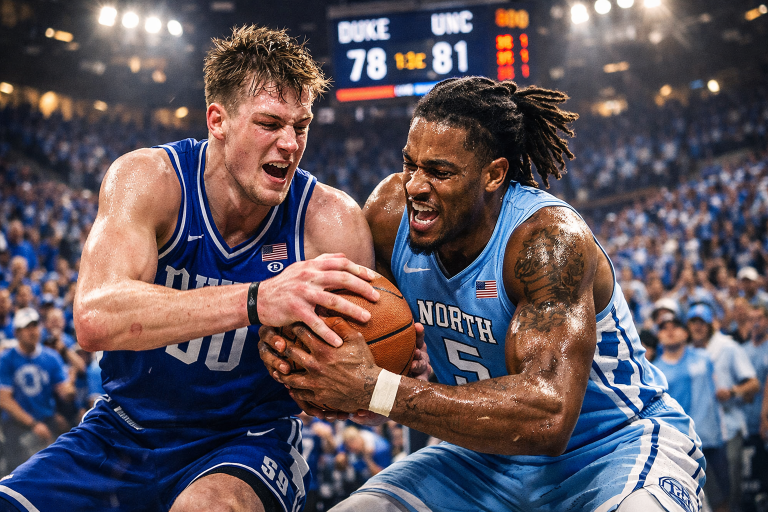 duke blue devils men's basketball vs north carolina tar heels men's basketball match player stats