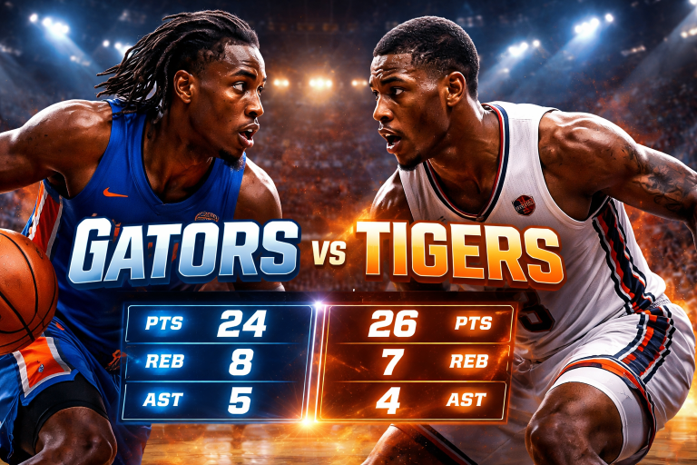 florida gators men's basketball vs auburn tigers men's basketball match player stats