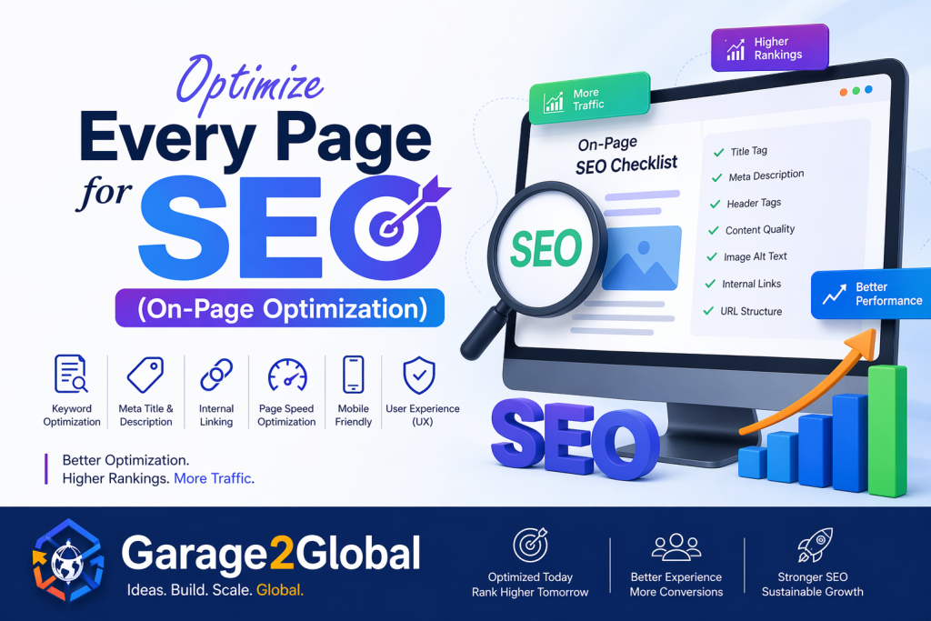 optimize every page for seo