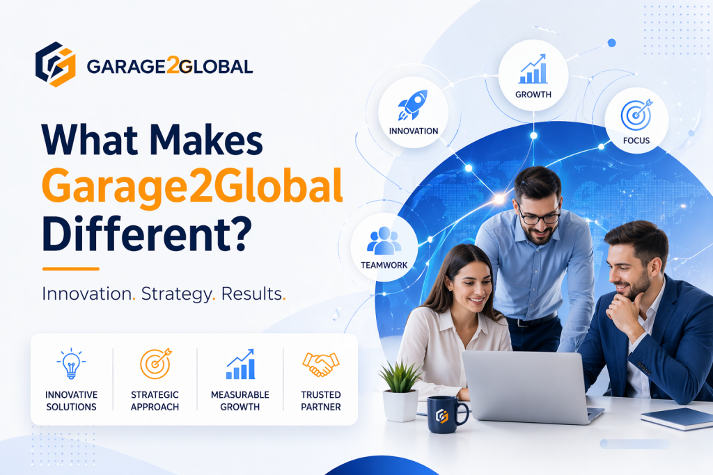 what makes garage2global different