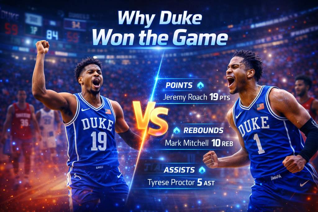 why duke won the game