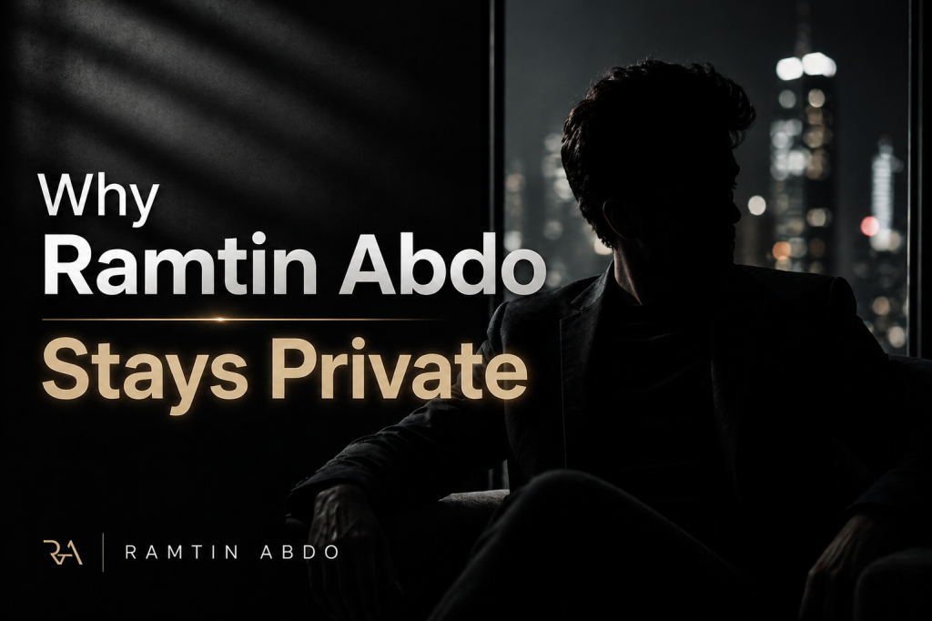 why ramtin abdo stays private