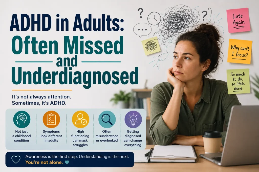 adhd in adults often missed and underdiagnosed