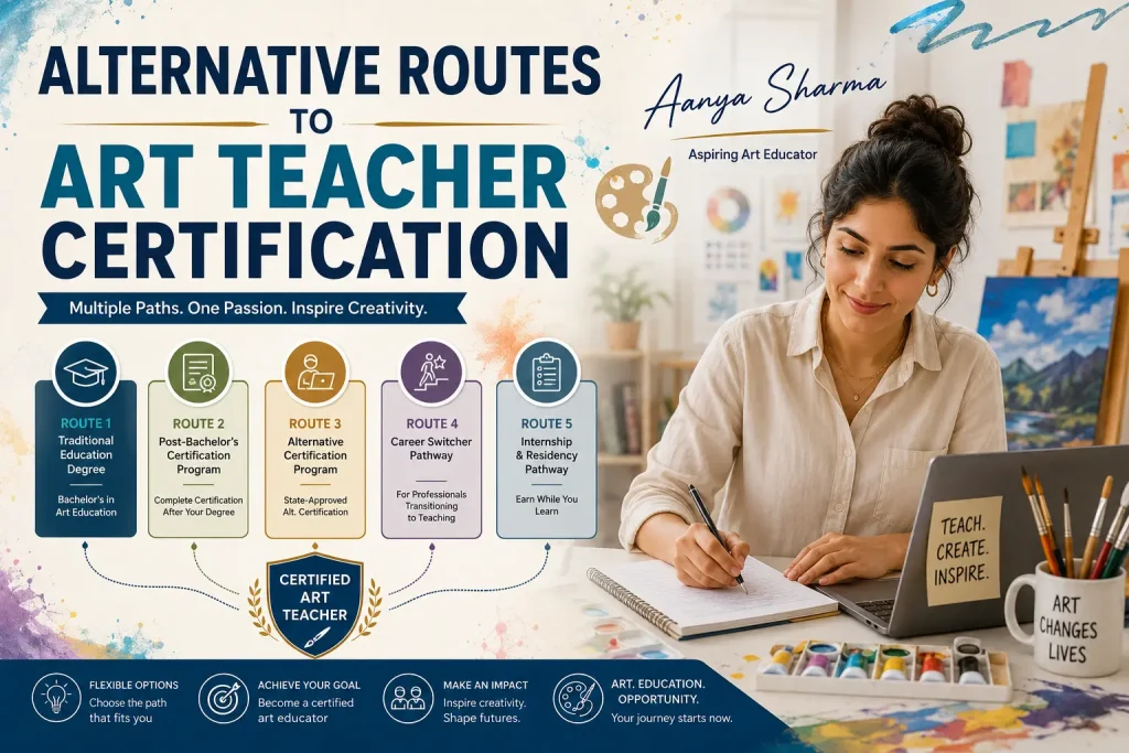 alternative routes to art teacher certification