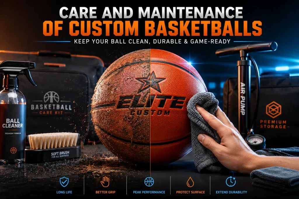 care and maintenance of custom basketballs
