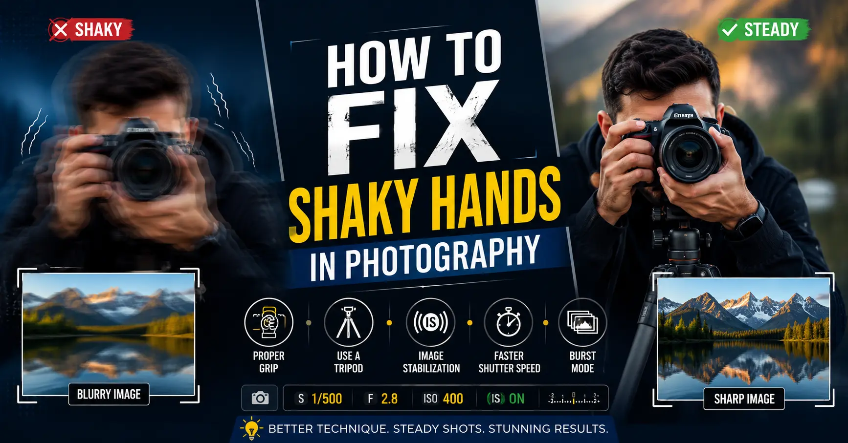 how to fix shaky hands photography
