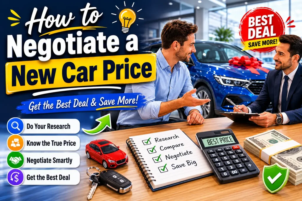 how to negotiate a new car price