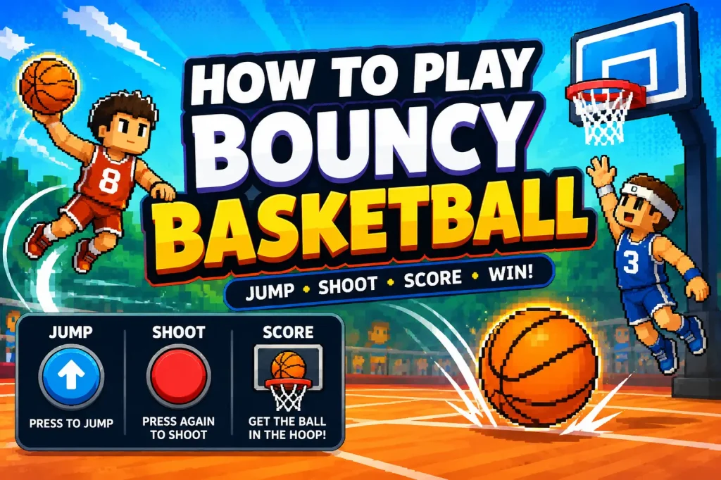 how to play bouncy basketball