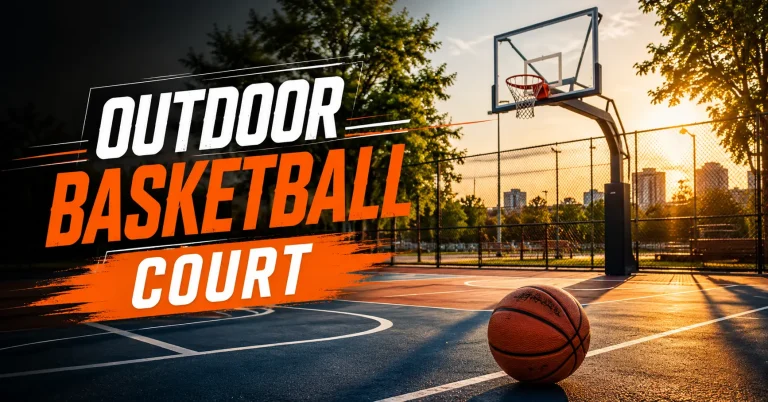 outdoor basketball court