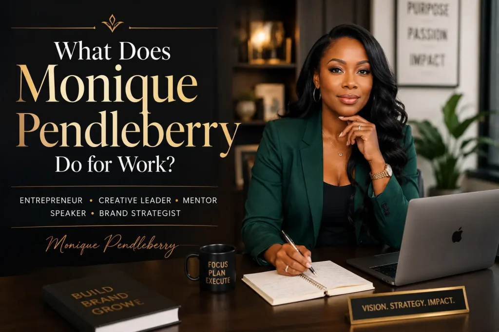 what does monique pendleberry do for work