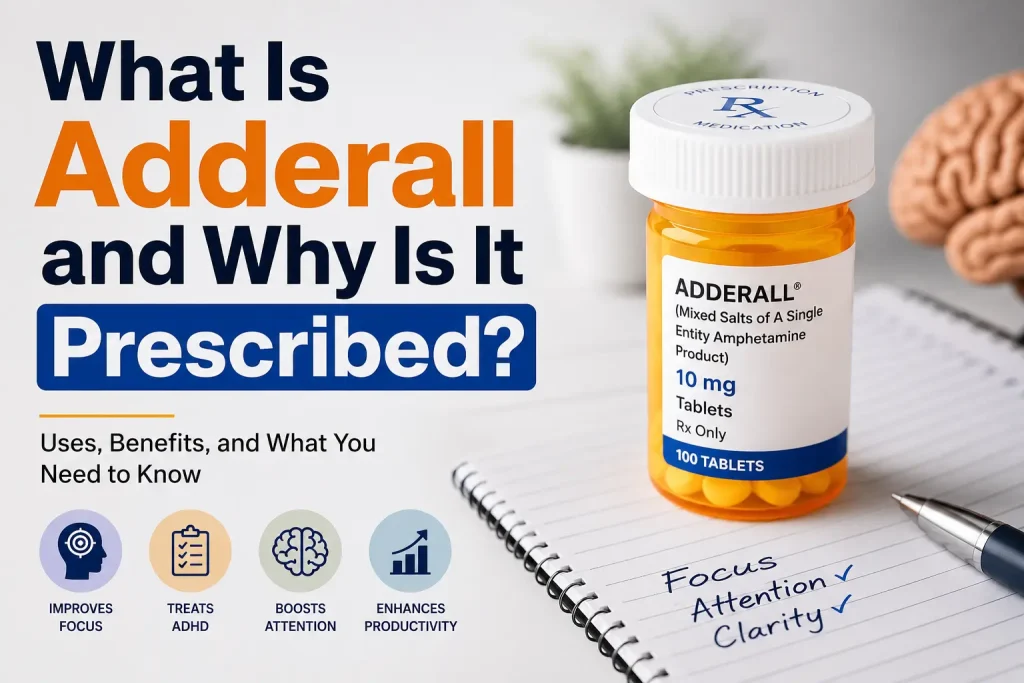 what is adderall and why is it prescribed