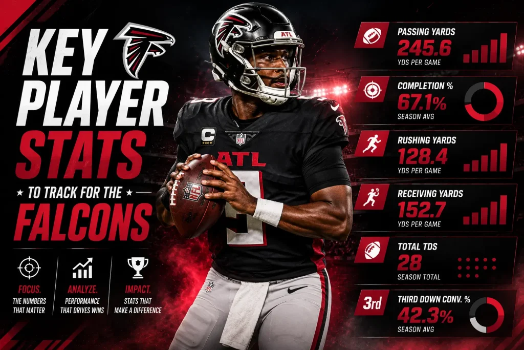 key player stats to track for the falcons