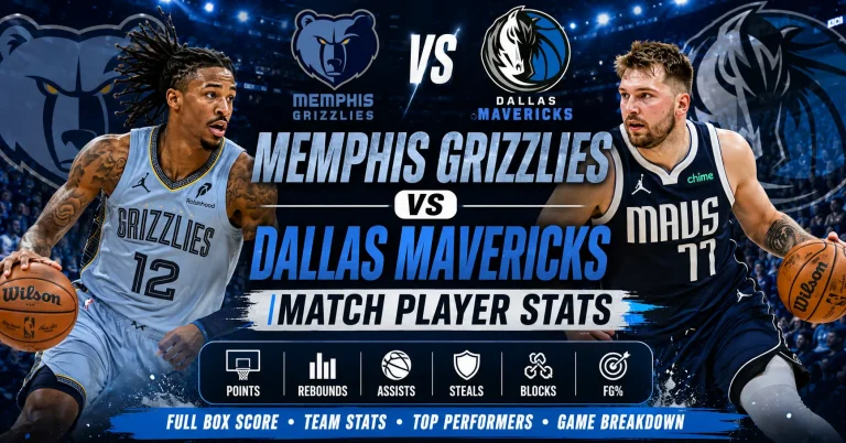 Memphis Grizzlies vs Dallas Mavericks Match Player Stats: Full Game Breakdown memphis grizzlies vs dallas mavericks match player stats