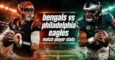 bengals vs philadelphia eagles match player stats