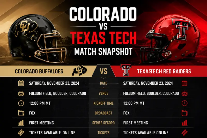 colorado vs texas tech match snapshot