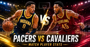pacers vs cleveland cavaliers match player stats